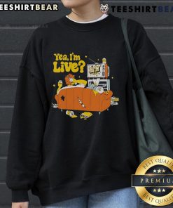 Cozy Top Year I'm Live sweatshirt featuring a bold graphic design, perfect for casual wear and expressing your style.