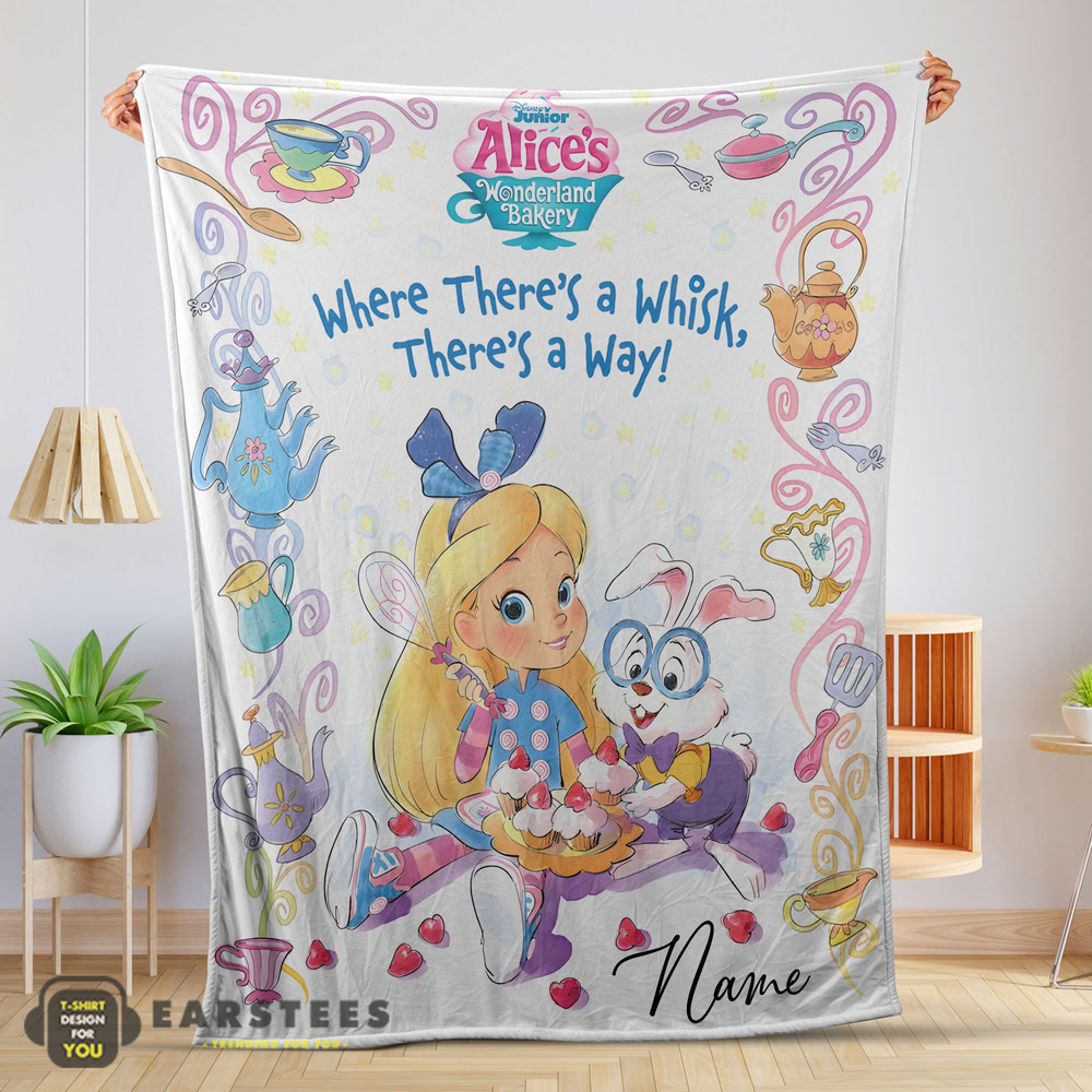 good-alices-wonderland-bakery-disney-junior-blanket-fleece-customized-blanket-mk-01-1 Good Alice's Wonderland Bakery Disney Junior Blanket Fleece Customized Blanket