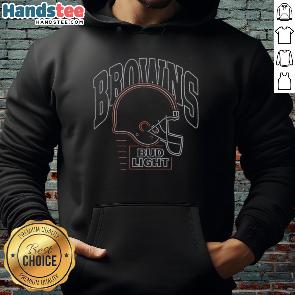 original-bud-light-cleveland-browns-hoodie Alt Text: Original Bud Light Cleveland Browns hoodie featuring team colors and logo, perfect for fans supporting their team.