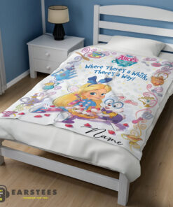 Good Alice's Wonderland Bakery Disney Junior Blanket Fleece Customized Blanket - Image 3