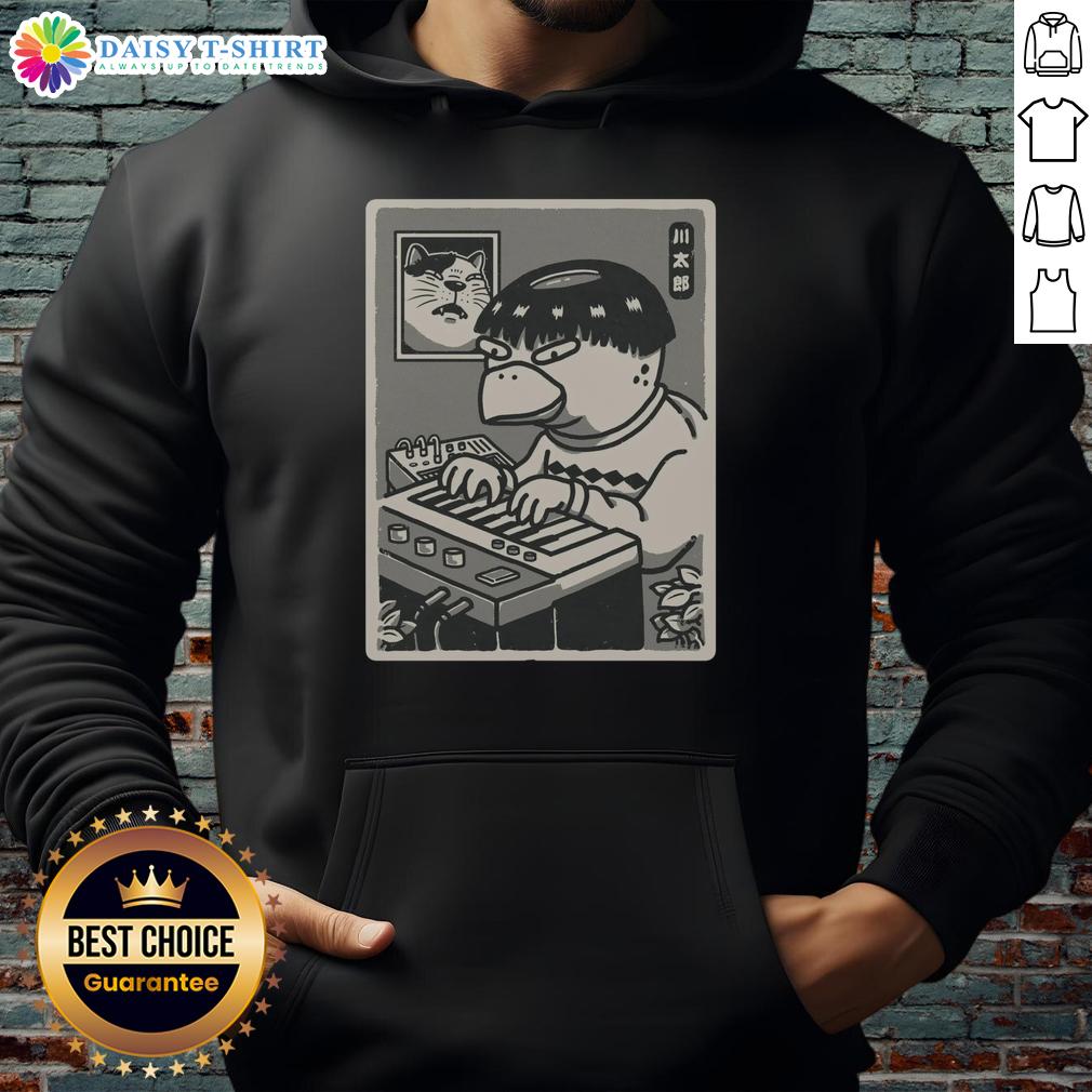 Pretty Yokai Synths Japanese Retro Hoodie Alt Text: Pretty Yokai Synths Japanese Retro Hoodie featuring vibrant designs inspired by traditional Japanese folklore.