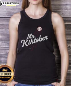 Official Mr. Kiktober Los Angeles Dodgers Baseball tank top featuring a stylish design for fans this season.