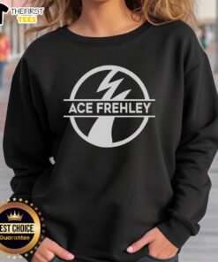 Awesome Ace Frehley Logo Sweatshirt featuring a bold graphic design perfect for fans of the legendary guitarist.