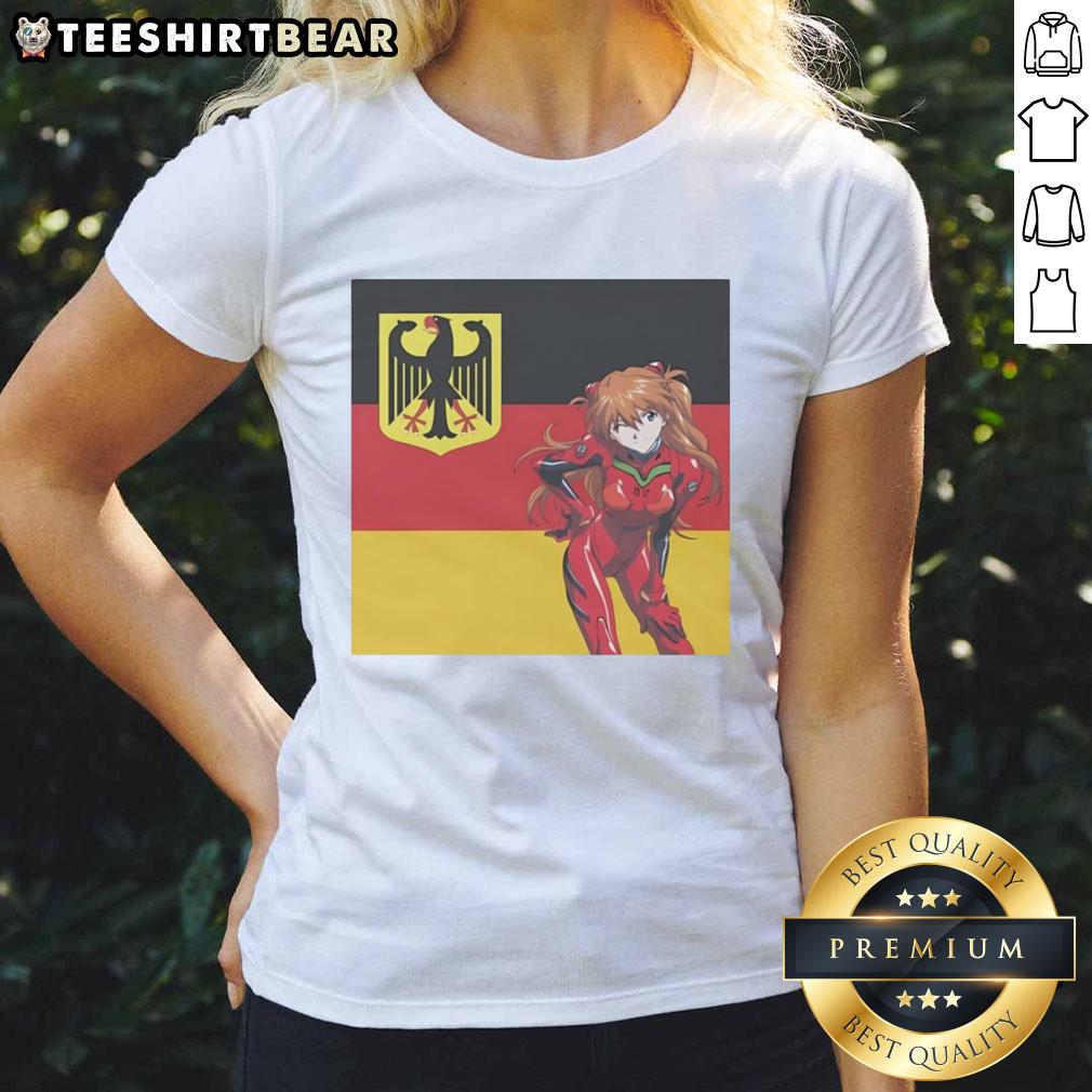Awesome Asuka Germany Anime Ladies Tee Awesome Asuka Germany Anime Ladies Tee featuring vibrant anime graphics and stylish design for anime enthusiasts.
