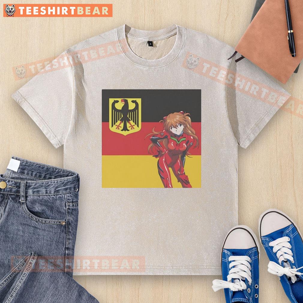 Awesome Asuka Germany Anime Washed T Shirt Awesome Asuka Germany Anime Washed T-Shirt featuring a vibrant design of Asuka from popular anime series.