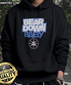 Alt Text: Awesome Bear Down Baby Arizona Wildcats Basketball Hoodie for fans, featuring vibrant colors and stylish design.