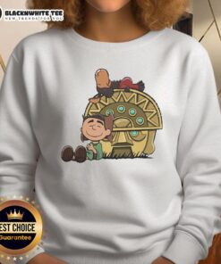 Awesome Boom Baby Peanuts Snoopy Aztec Temple Sweatshirt featuring vibrant colors and playful design for fans.