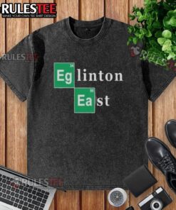 Awesome Breaking Bad Eglinton East washed t-shirt featuring iconic graphics and a comfortable fit for fans.