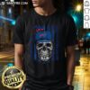 Awesome Buffalo Bills NFL Skull American Flag T-Shirt for football lovers, featuring a bold design and patriotic colors.