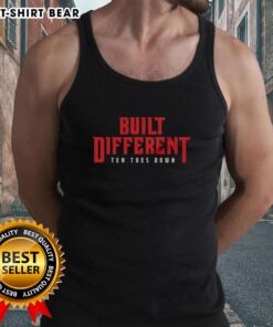 Awesome Built Different Ten Toes Down Tank Top featuring bold graphics and a stylish design for casual wear.