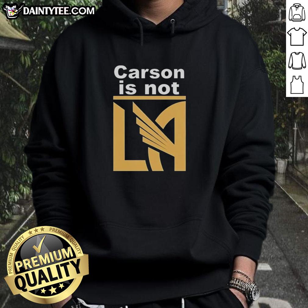 awesome-carson-is-not-la-galaxy-hoodie Awesome Carson is Not LA Galaxy hoodie showcasing a stylish design perfect for soccer fans and casual wear.