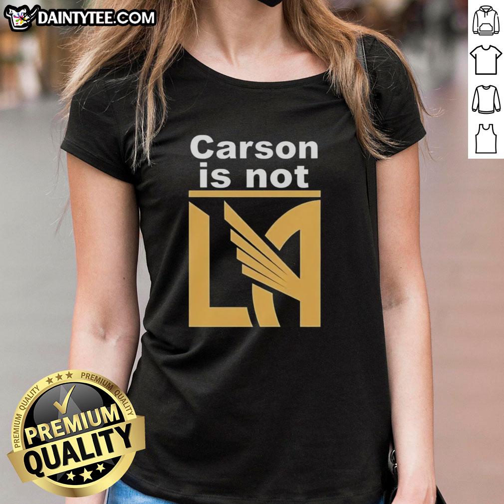 awesome-carson-is-not-la-galaxy-ladies-tee Awesome Carson Is Not LA Galaxy Ladies Tee featuring bold graphics and stylish design for soccer fans.