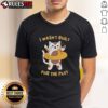 Awesome Cat I Wasn't Built For The Plot T-Shirt featuring a playful cat design and humorous text for cat lovers.
