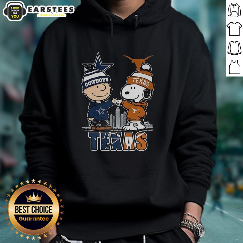 awesome-charlie-brown-dallas-cowboys-touch-hand-snoopy-texas-longhorns-skyline-hoodie Awesome Charlie Brown Dallas Cowboys hoodie featuring Snoopy and Texas Longhorns skyline design.