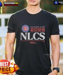 Alt Text: Awesome Chicago Cubs 2025 Division Series Winner Locker Room T-Shirt featuring team logo and celebratory design.