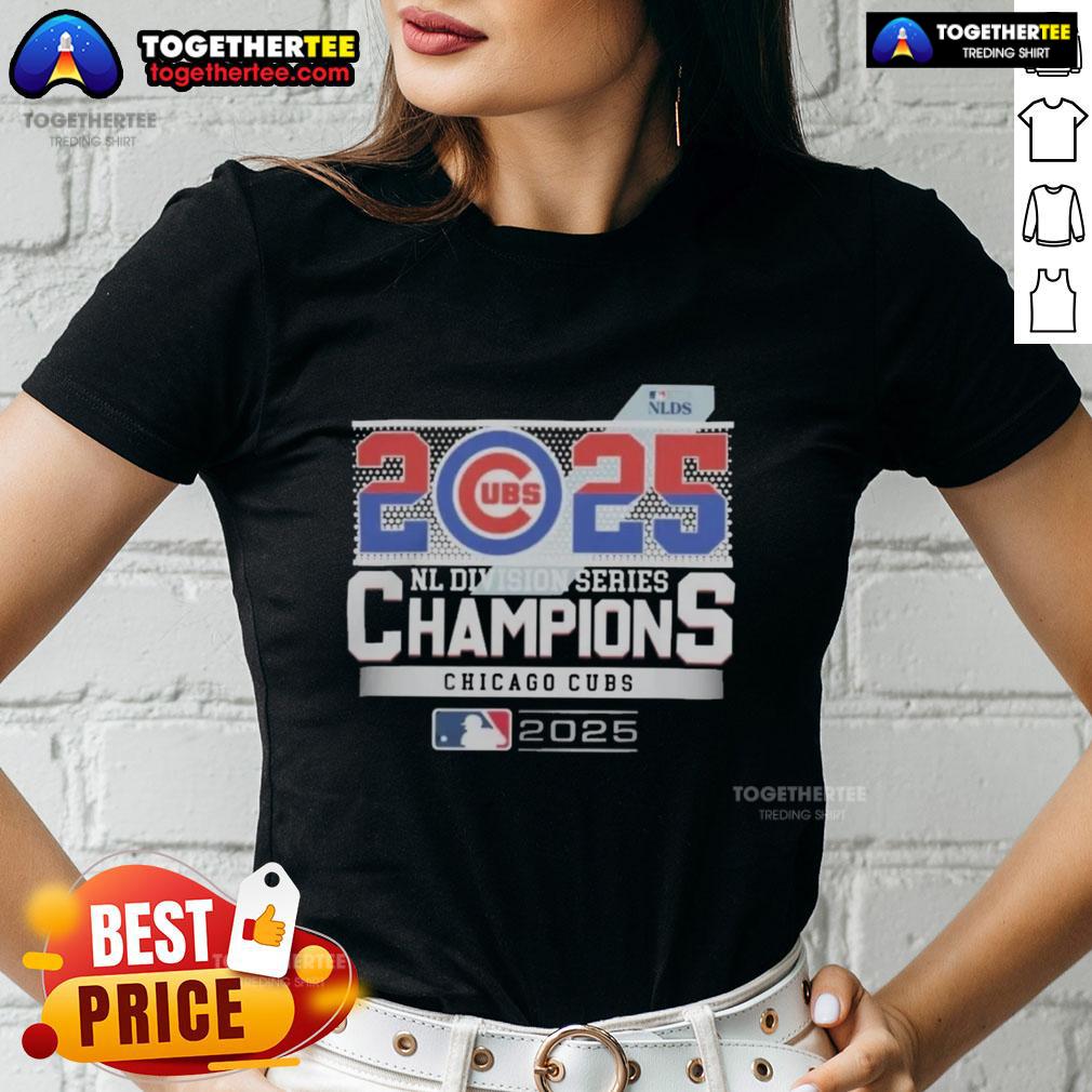 Awesome Chicago Cubs 2025 Nl Division Series Champions Ladies Tee Awesome Chicago Cubs 2025 NL Division Series Champions ladies tee in vibrant colors, perfect for proud fans.