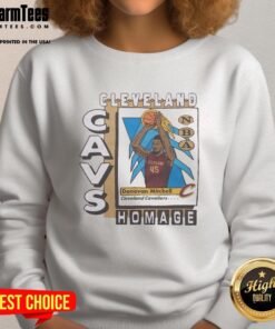 Awesome Cleveland Cavaliers Trading Card Donovan Mitchell T-Shirt - Image 5