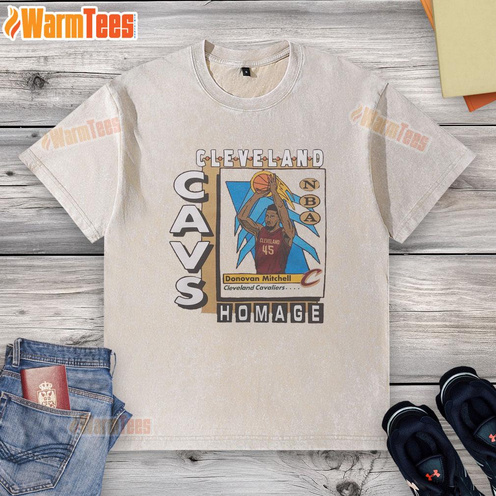 awesome-cleveland-cavaliers-trading-card-donovan-mitchell-washed-t-shirt Awesome Cleveland Cavaliers Trading Card Donovan Mitchell T-Shirt - Image 6