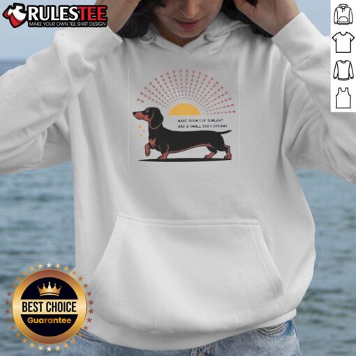 Awesome Dachshund Dog hoodie featuring a cute design, perfect for small dog lovers seeking comfort and style.