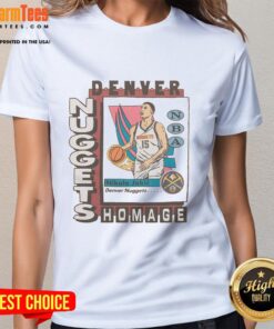 Awesome Denver Nuggets Trading Card Nikola Jokic T-Shirt - Image 3