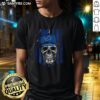 Awesome Detroit Lions NFL Skull American Flag T-Shirt for football lovers, featuring a bold design and vibrant colors.