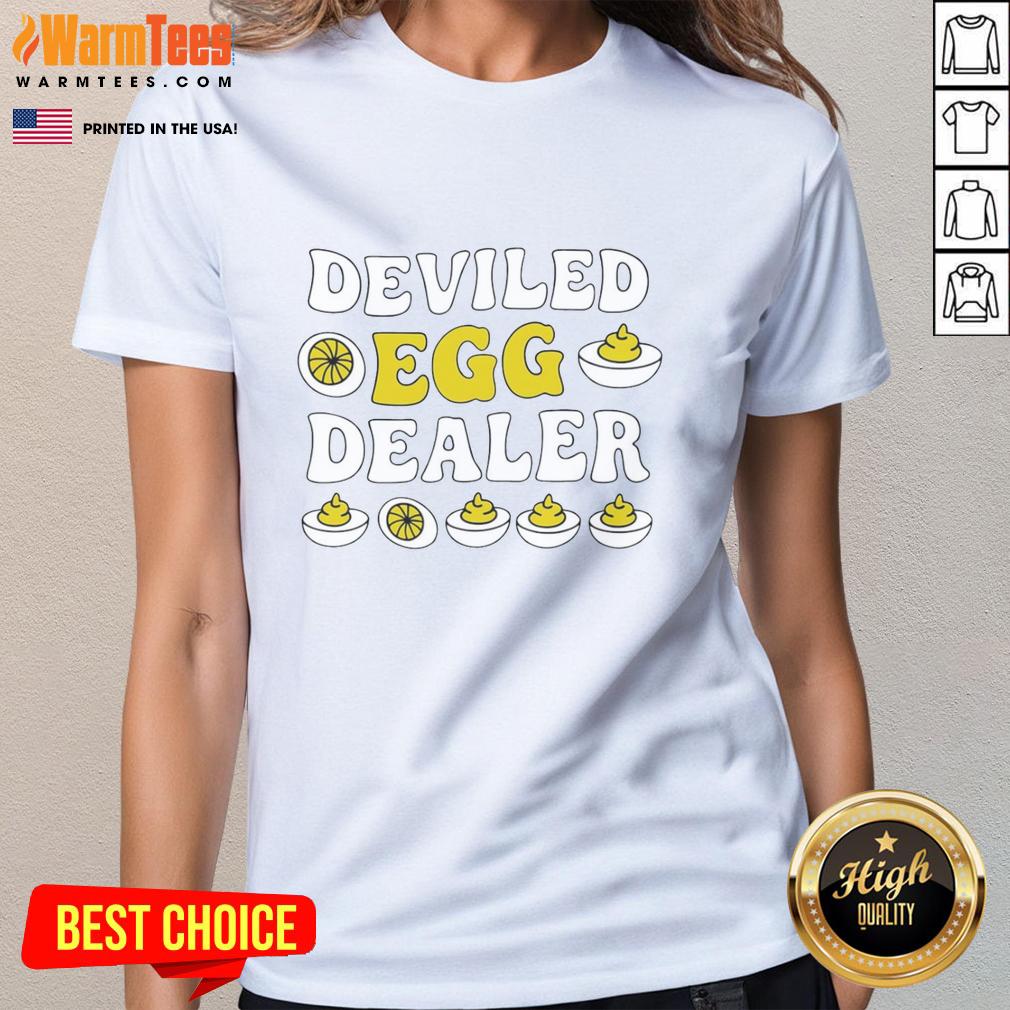 awesome-deviled-egg-dealer-thanksgiving-ladies-tee Alt Text: Awesome Deviled Egg Dealer Thanksgiving Ladies Tee featuring a fun graphic design perfect for holiday gatherings.