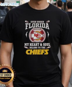 Awesome Kansas City Chiefs T-shirt shining under Florida sunshine, showcasing team pride and spirit.