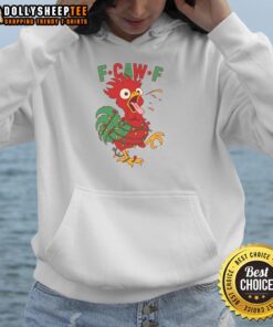Awesome F-CAW F Christmas Santa Crow Hoodie featuring a festive design perfect for holiday celebrations.