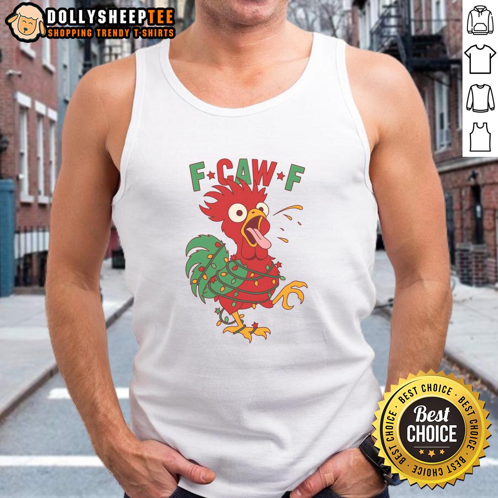 Awesome F Caw F Christmas Santa Crow Tank Top Awesome F CAW F Christmas Santa Crow Tank Top featuring a festive design perfect for holiday celebrations.