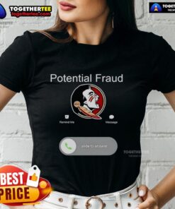 Alt Text: Awesome FSU potential fraud phone screen showing ladies tee design with vibrant colors and stylish graphics.