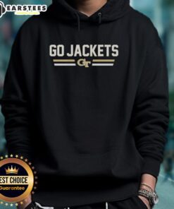 Awesome Georgia Tech Yellow Jackets football hoodie featuring team logo, perfect for fans supporting the Go Jackets!