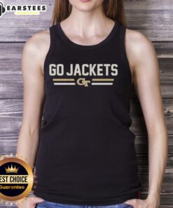 Awesome Georgia Tech Yellow Jackets Football tank top for fans, featuring vibrant team colors and logo. Go Jackets!
