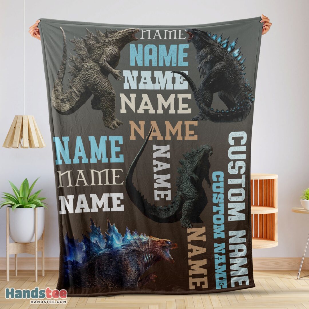 awesome-godzilla-blanket-fleece-customized-blanket-mk-01 Premium Godzilla Blanket Fleece Customized Blanket