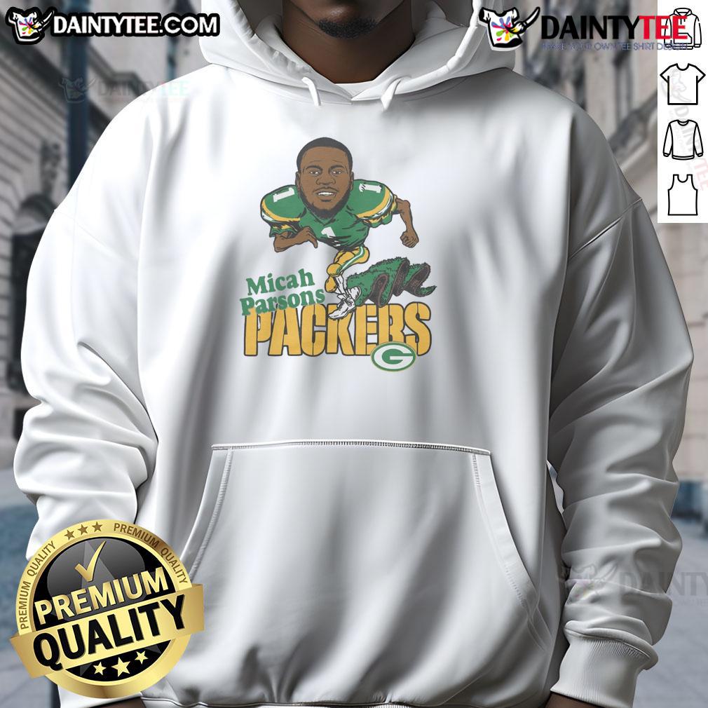 awesome-green-bay-packers-micah-parsons-hoodie Awesome Green Bay Packers Micah Parsons T-Shirt - Image 2