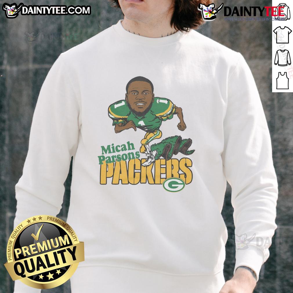awesome-green-bay-packers-micah-parsons-sweatshirt Awesome Green Bay Packers Micah Parsons T-Shirt - Image 4