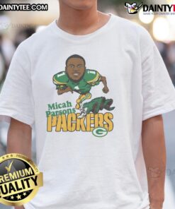 Awesome Green Bay Packers Micah Parsons T-Shirt featuring vibrant team colors and player graphics, perfect for fans.
