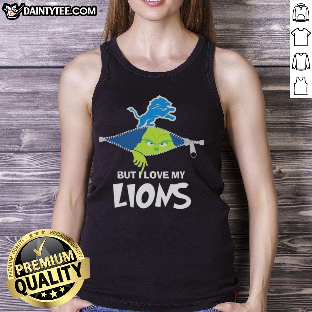 awesome-grinch-but-i-love-my-detroit-lions-football-tank-top Awesome Grinch tank top featuring Detroit Lions football design, perfect for fans celebrating the season in style.