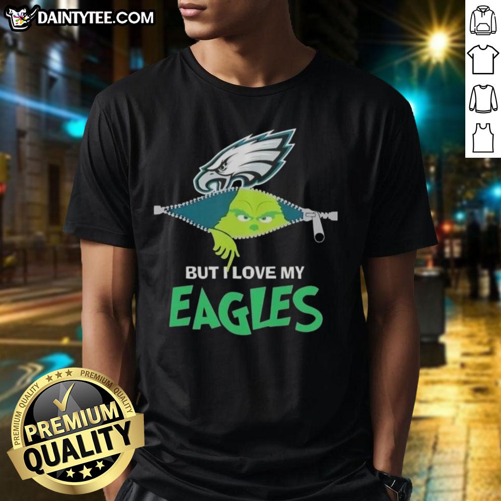 awesome-grinch-but-i-love-my-philadelphia-eagles-football-t-shirt-1 Awesome Grinch But I Love My Philadelphia Eagles Football T-Shirt featuring a festive design and team spirit.