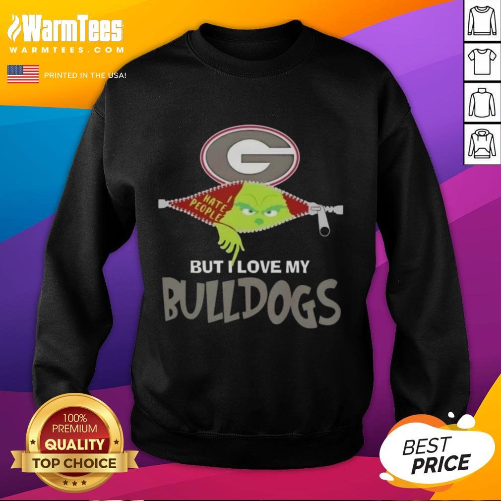 awesome-grinch-christmas-but-i-love-my-georgia-bulldogs-sweatshirt Awesome Grinch Christmas sweatshirt featuring Georgia Bulldogs design, perfect for festive fans supporting their team.