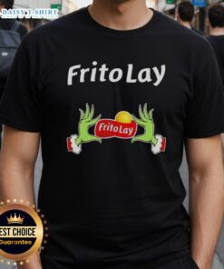 Awesome Grinch Hands Love Frito Lay Christmas T-Shirt featuring festive design perfect for holiday celebrations.
