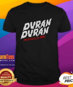 Awesome Halloween 2025 Duran Duran T-Shirt featuring spooky graphics and vibrant colors for festive celebrations.