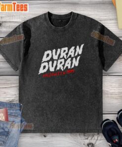 Awesome Halloween 2025 Duran Duran washed t-shirt featuring vintage graphic design, perfect for festive celebrations.