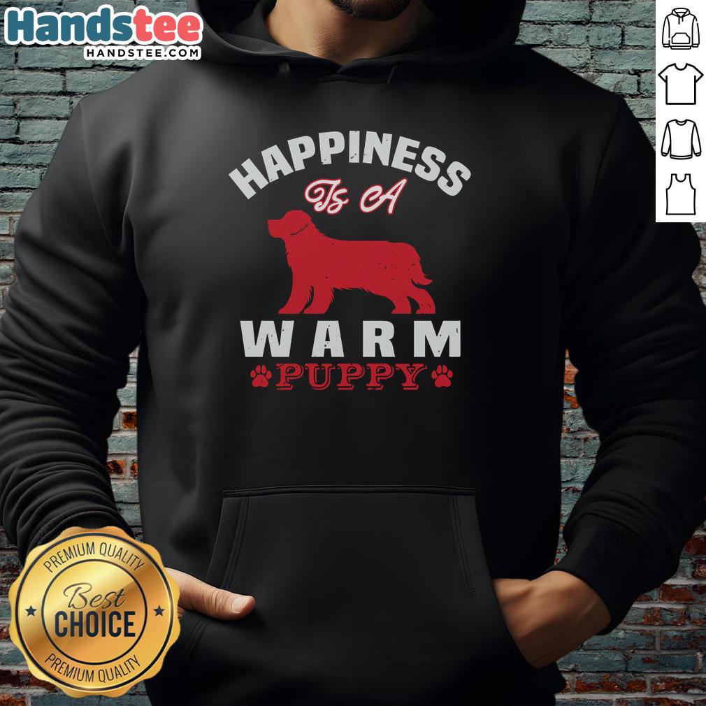 awesome-happiness-is-a-warm-puppy-hoodie Awesome Happiness Is A Warm Puppy Hoodie featuring a cozy design and adorable puppy graphics, perfect for dog lovers.