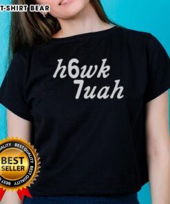 Awesome Hawk Tuah 67 Ladies Tee in vibrant colors, perfect for casual wear and showcasing unique style.