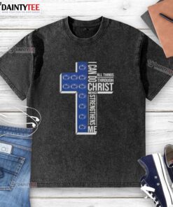Awesome I Can Do All Things Through Christ T-Shirt for Penn State Nittany Lions Football fans, showcasing team spirit.