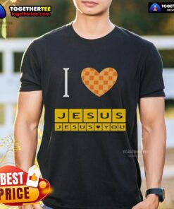 Awesome I Heart Jesus and Jesus Loves You T-Shirt featuring a bold design for Christian apparel lovers.