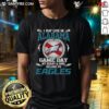 Awesome 'I May Live In Alabama But On Game Day My Heart And Soul Belongs To Philadelphia Eagles' T-Shirt design.