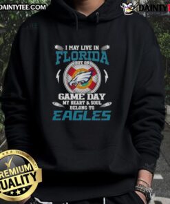 Philadelphia Eagles hoodie showcasing team pride, perfect for game day in Florida or anywhere else.