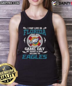Philadelphia Eagles tank top design for fans living in Florida, showcasing team pride on game day.