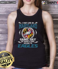 Philadelphia Eagles tank top design expressing team spirit, perfect for Maryland fans on game day.